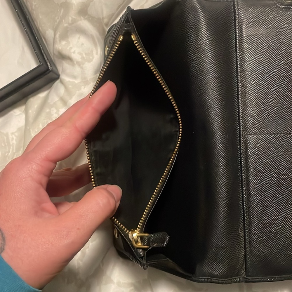 Prada Saffiano Leather Continental Wallet - Picture 12 of 16